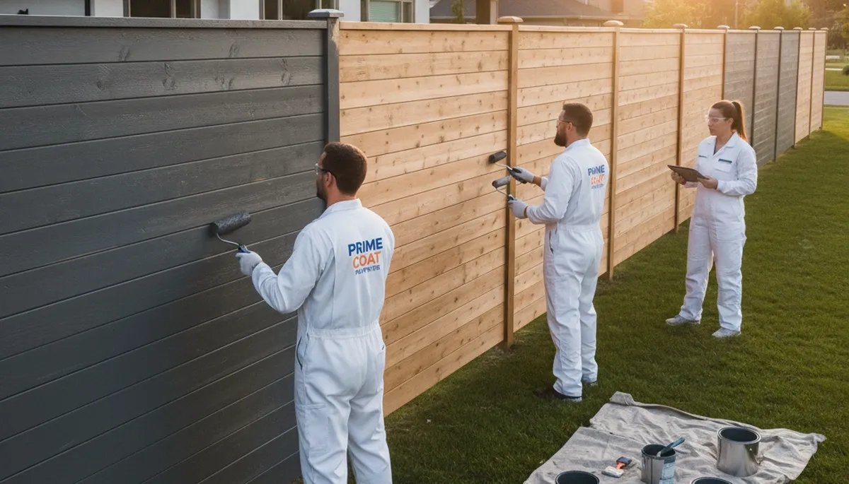 Professional fence painting in Staten Island NY with weather-resistant finishes and expert painters