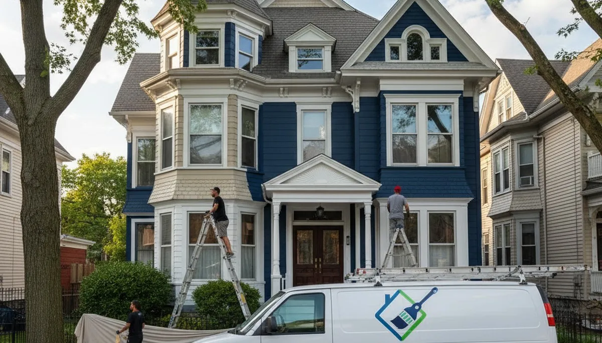 House painting crew in Staten Island, NY providing professional interior and exterior painting services