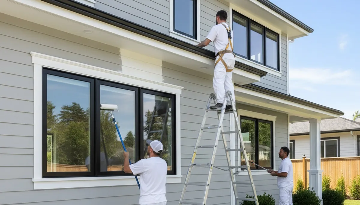 Professional trim and fascia house painting in Staten Island NY for durable coastal finishes